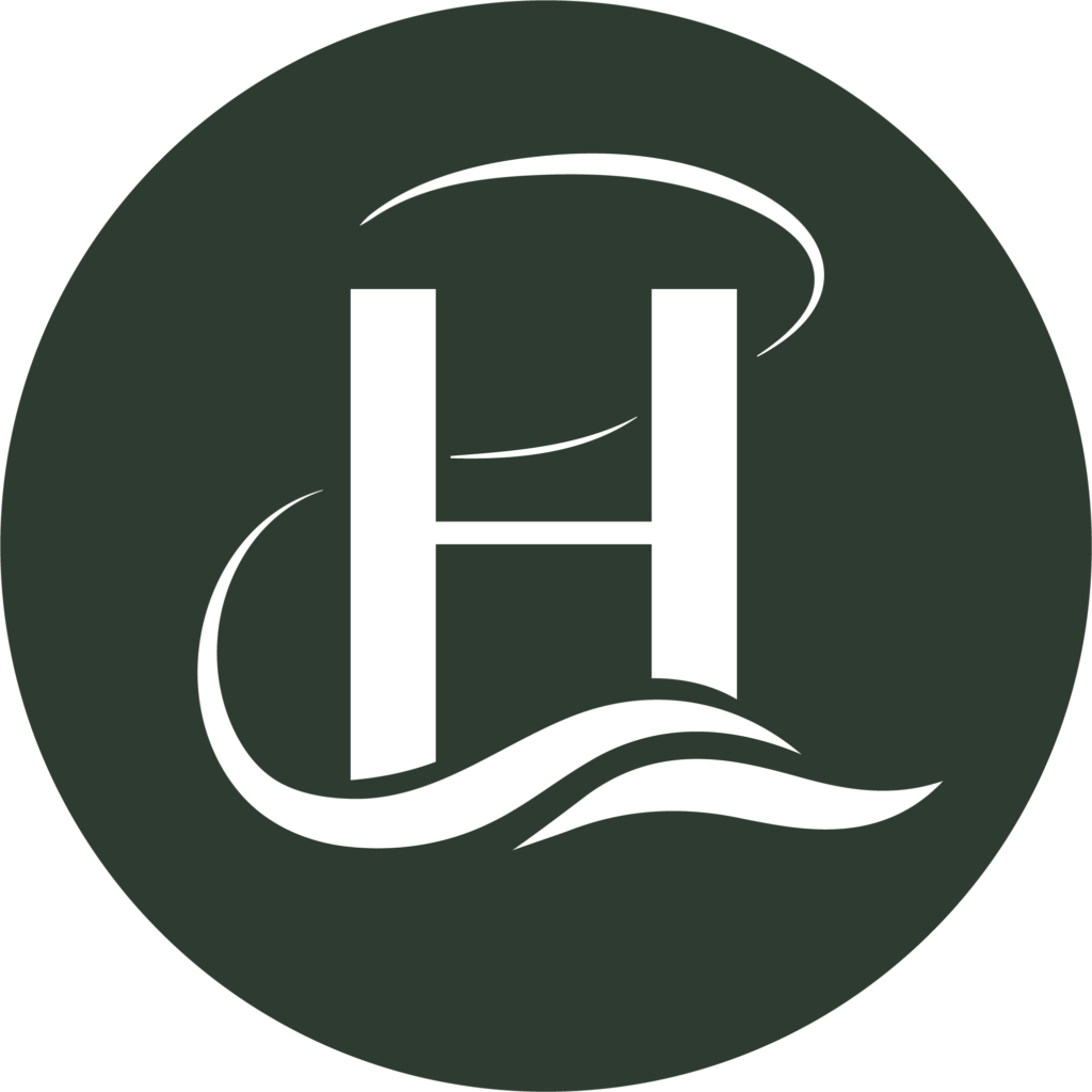 Hideaway Dark Green Circle Cutout