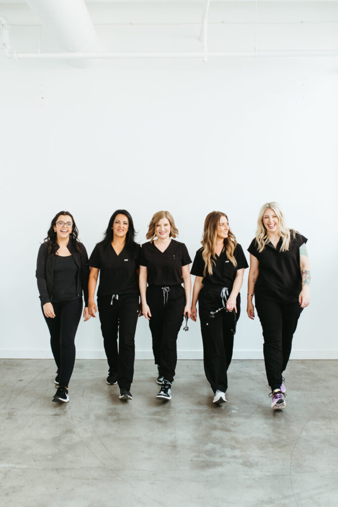 The Hideaway team in studio